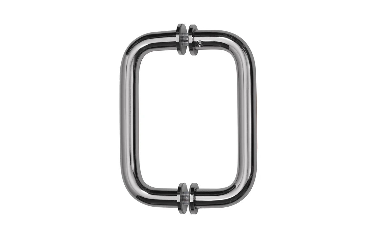 Chrome tubular pull handle.